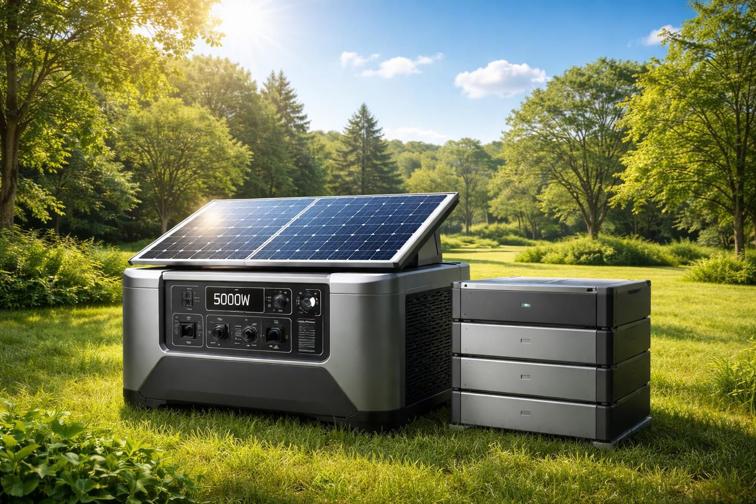découvrez notre groupe électrogène solaire 5000w, une solution silencieuse pour une autonomie énergétique complète et respectueuse de l'environnement.