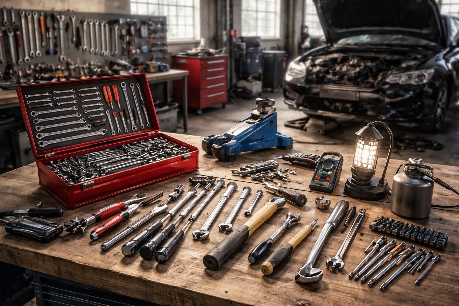 découvrez la liste incontournable des outils indispensables pour aménager et entretenir votre propre atelier de mécanique automobile.