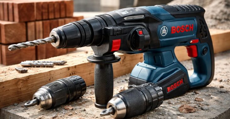 découvrez le perforateur bosch avec mandrin interchangeable, l'outil polyvalent idéal pour tous vos travaux de perçage et de fixation, alliant performance et praticité.