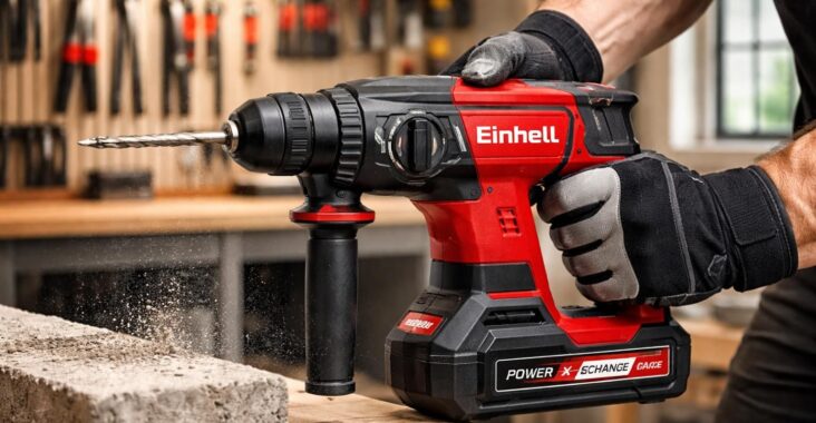 découvrez le perforateur einhell sans fil, alliant puissance et liberté de mouvement à un prix compétitif. idéal pour tous vos travaux de perçage, il offre performance et confort d'utilisation.