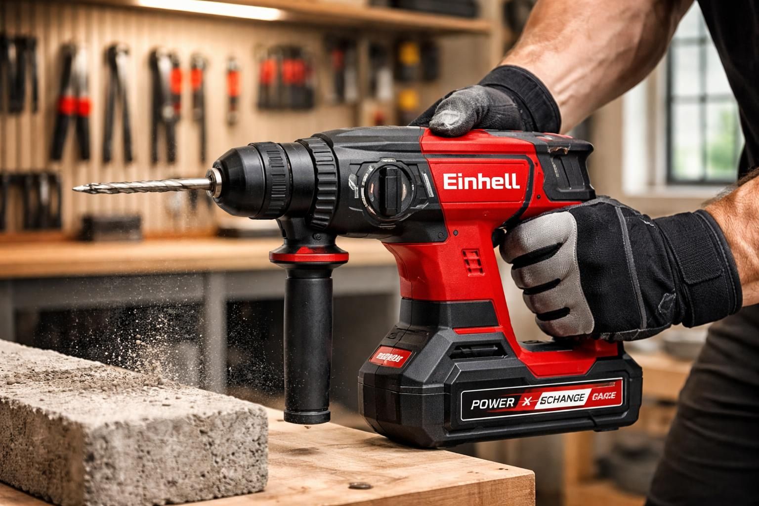 découvrez le perforateur einhell sans fil, alliant puissance et liberté de mouvement à un prix compétitif. idéal pour tous vos travaux de perçage, il offre performance et confort d'utilisation.