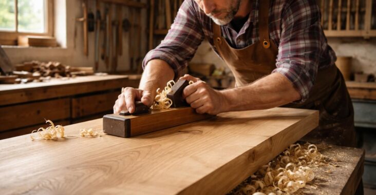 découvrez les meilleures techniques pour raboter un plateau de table et obtenir une surface parfaitement plane, étape par étape.