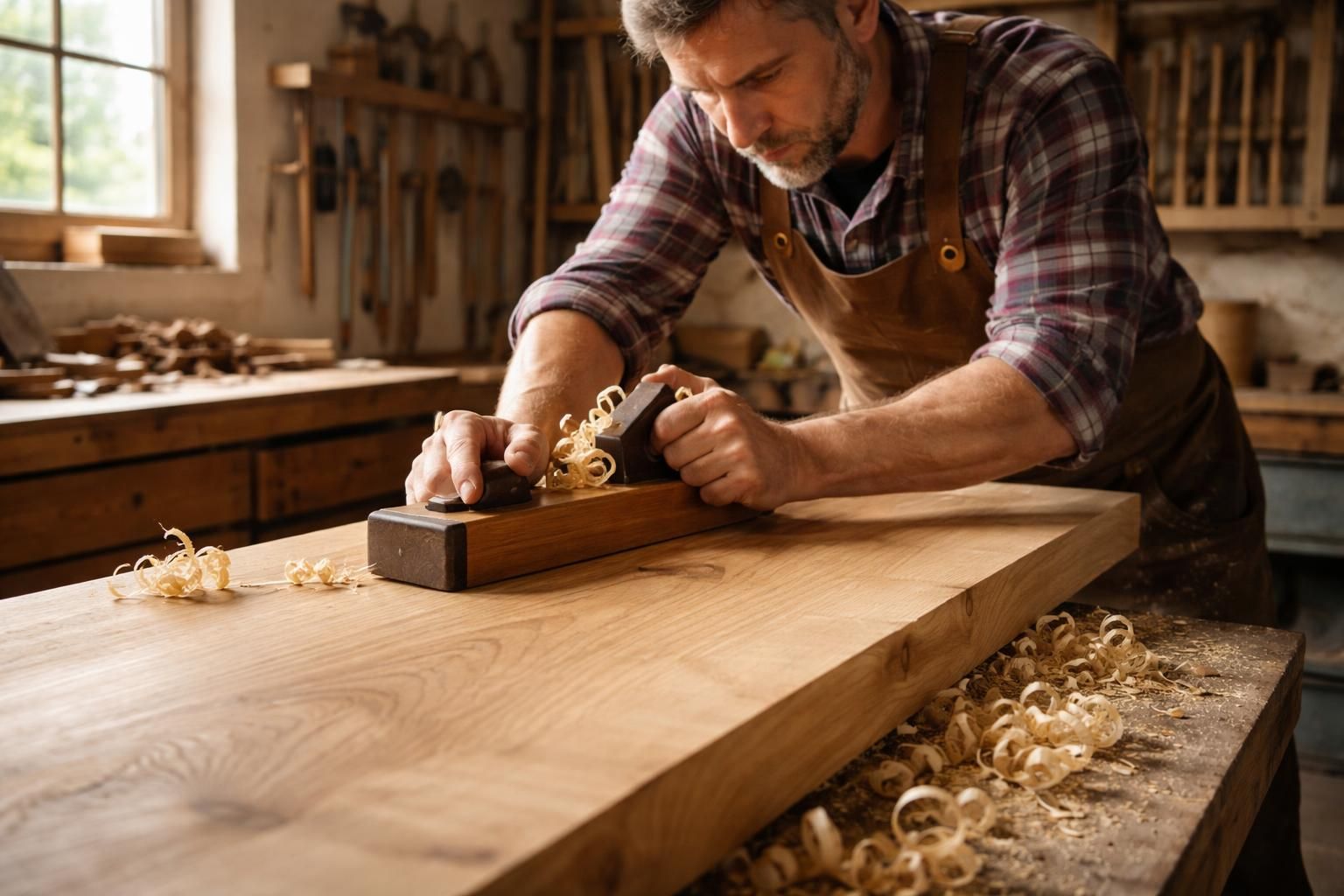 découvrez les meilleures techniques pour raboter un plateau de table et obtenir une surface parfaitement plane, étape par étape.