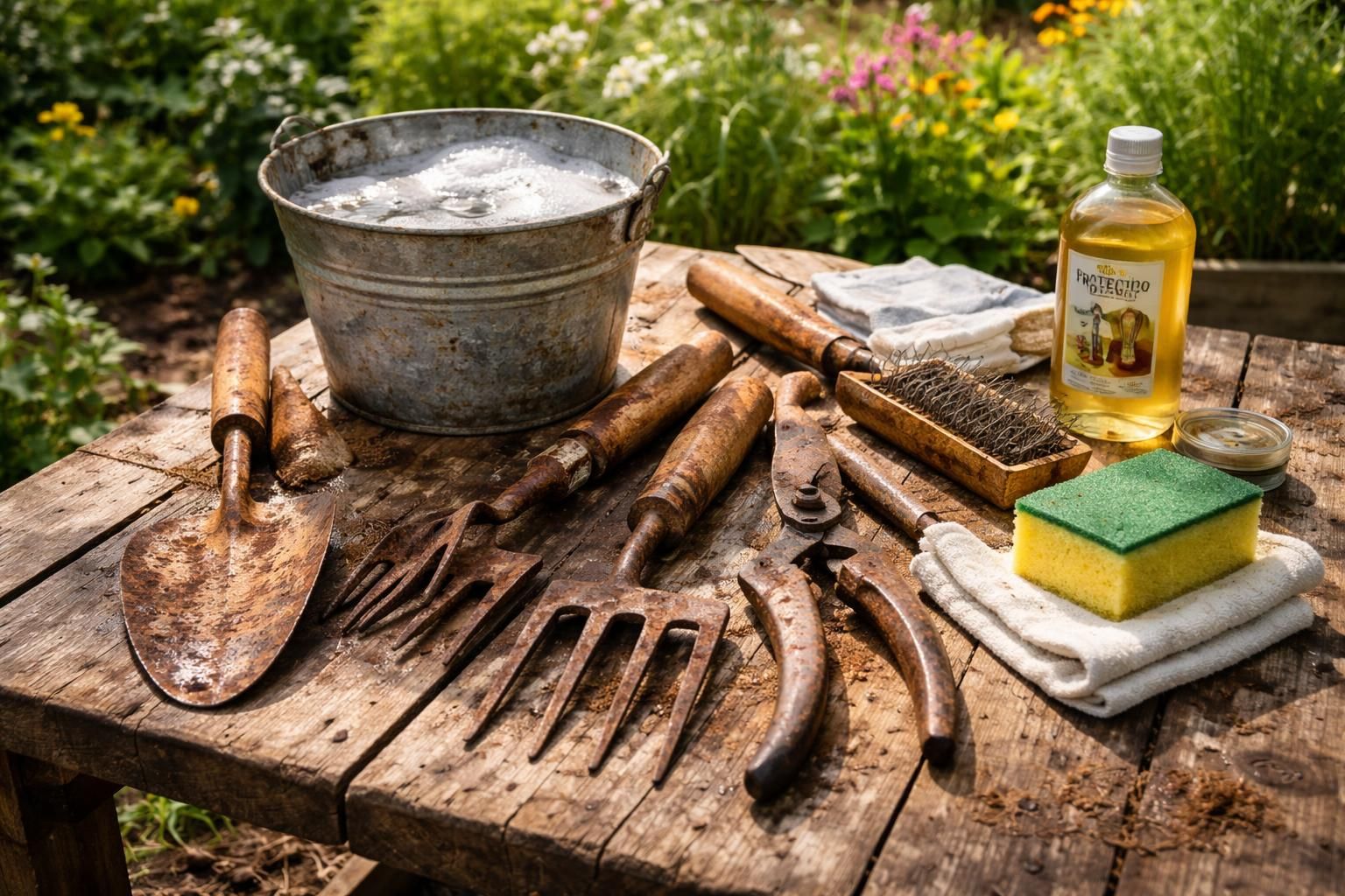 découvrez nos astuces efficaces pour nettoyer la rouille de vos outils de jardin et apprendre à protéger votre matériel pour prolonger sa durée de vie.