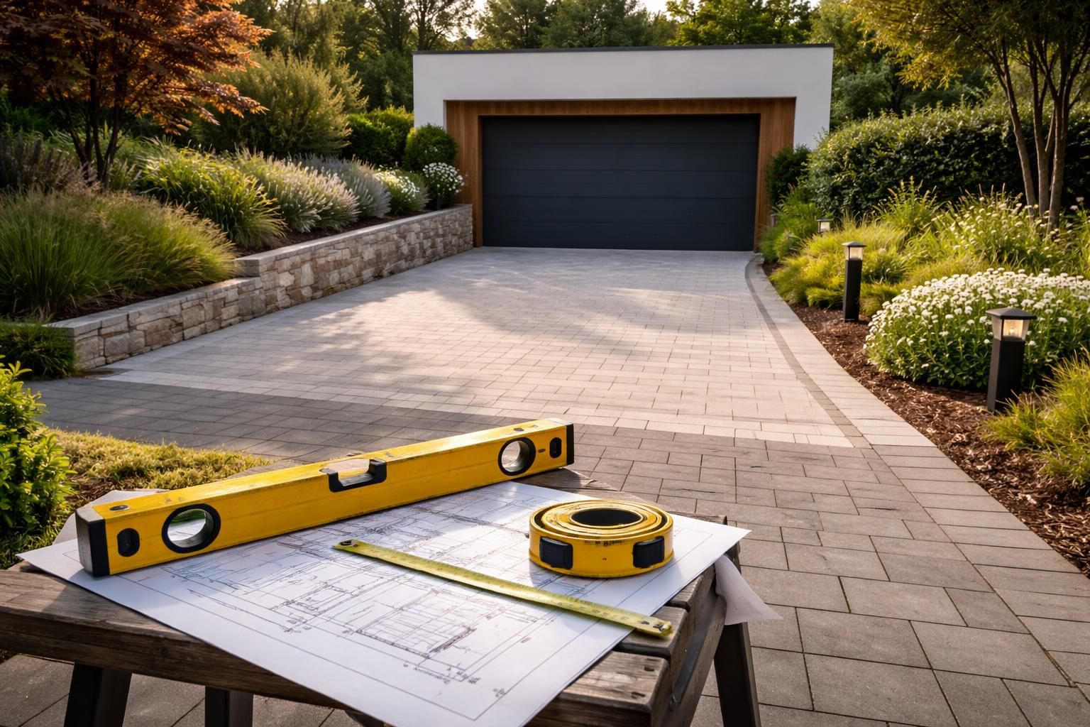 découvrez comment calculer et réussir la pente d'accès à votre garage pour un aménagement extérieur optimal, garantissant sécurité et praticité.