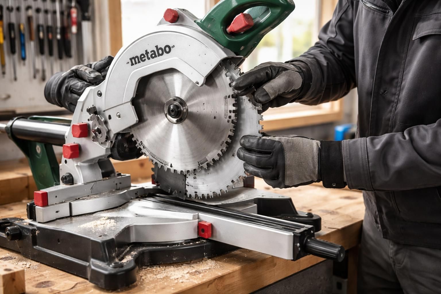découvrez notre tutoriel simple pour changer facilement la lame de votre scie à onglet metabo et garantir des coupes précises en toute sécurité.