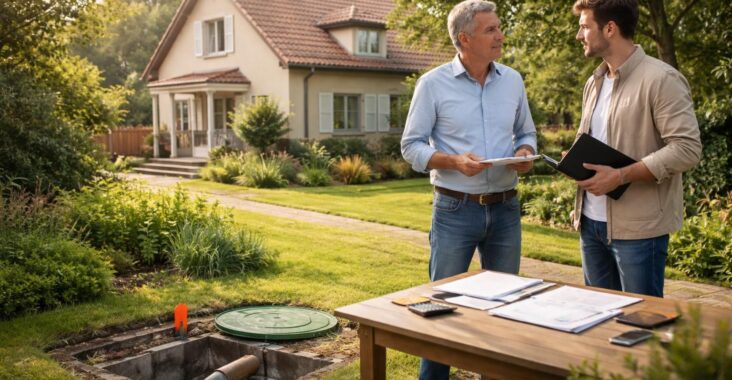 découvrez les responsabilités financières lors de la vente d'une maison avec une fosse septique non conforme : qui doit prendre en charge les travaux et quels sont les droits des parties ?