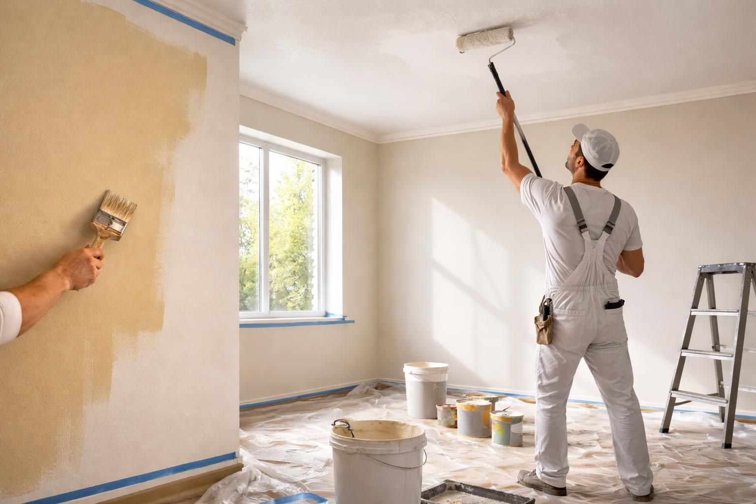 découvrez dans quel ordre peindre un mur et un plafond pour un résultat parfait, avec des astuces pratiques et des conseils pour éviter les erreurs courantes.