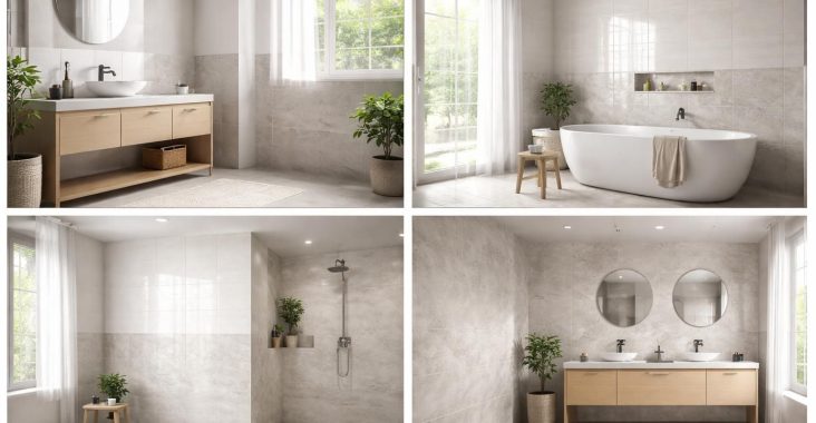 découvrez des inspirations modernes pour choisir la hauteur idéale de votre carrelage de salle de bain et créer un espace élégant et harmonieux.