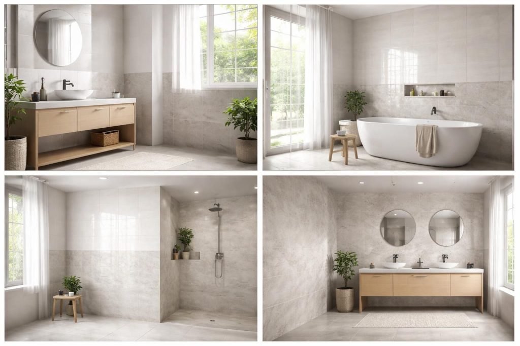 découvrez des inspirations modernes pour choisir la hauteur idéale de votre carrelage de salle de bain et créer un espace élégant et harmonieux.