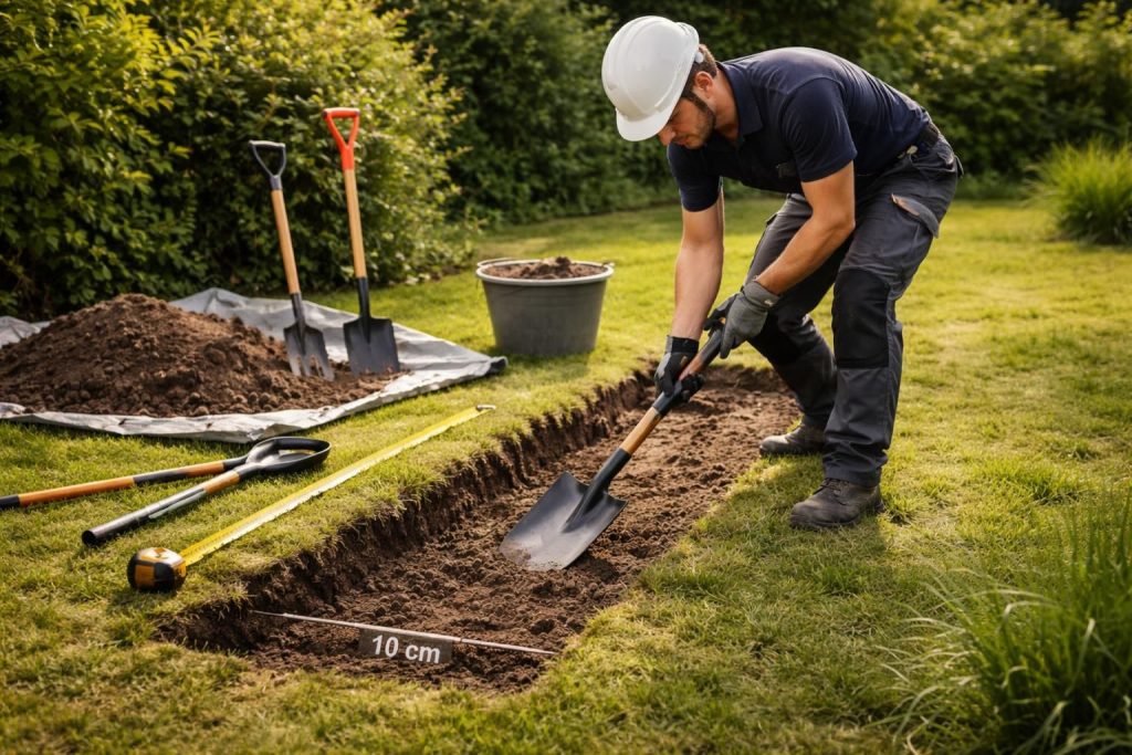 découvrez des astuces pratiques pour décaisser facilement 10 cm et réussir vos travaux de terrassement rapidement et efficacement.