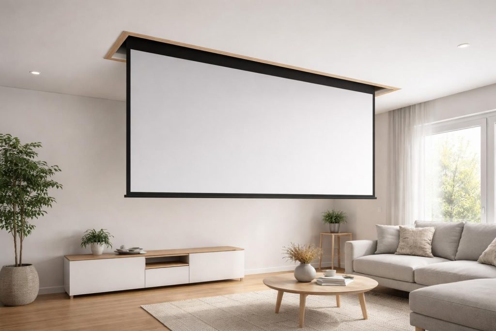 découvrez comment intégrer un écran de projection dissimulé dans un faux plafond grâce à notre guide diy, pour une installation élégante et fonctionnelle.